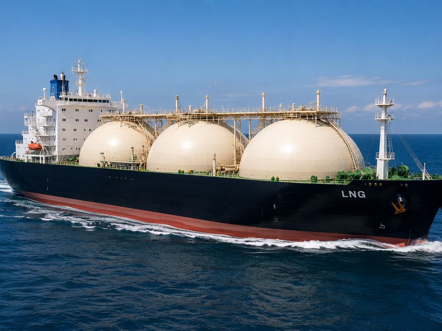 LNG carrier at sea